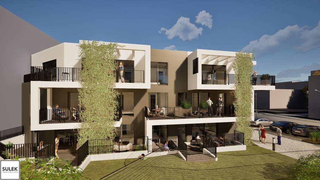 Projekt SCHEFFERGASSE 4- ! Erstbezug ab Q1/2026!: praktisch aufgeteilte 4 Zimmer Wohnung mit Balkonen, moderner Ausstattung + Parkplätze