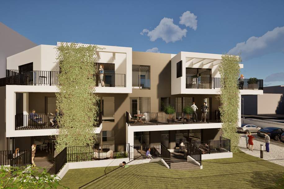Projekt SCHEFFERGASSE 4- ! Erstbezug ab Q1/2026!: praktisch aufgeteilte 4 Zimmer Wohnung mit Balkonen, moderner Ausstattung + Parkplätze, Wohnung-miete, 2.375,00,€, 2340 Mödling