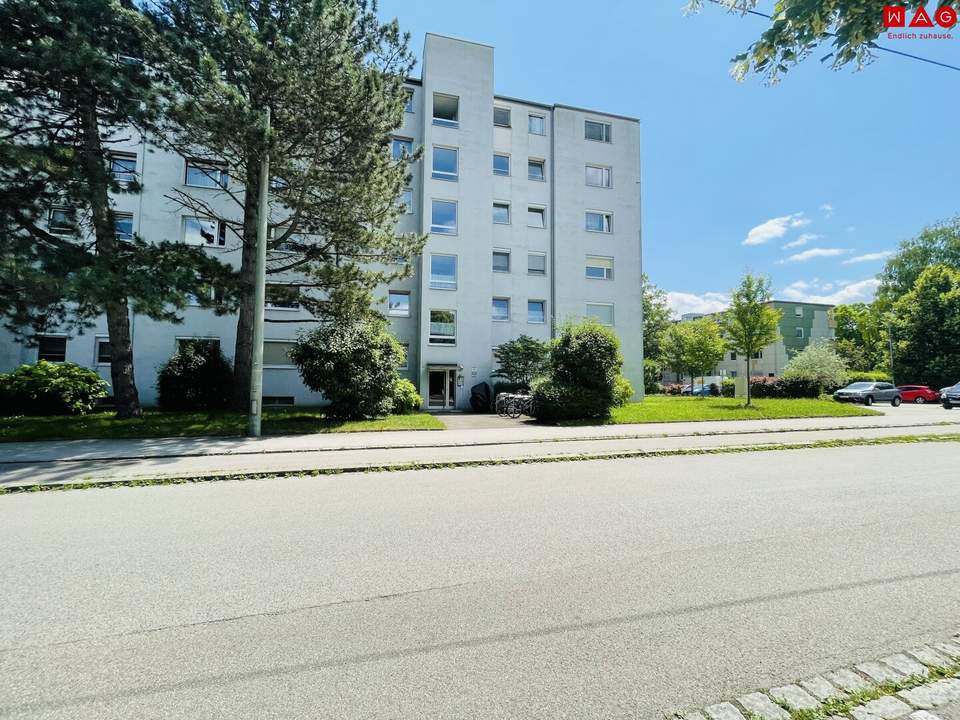 Entspanntes Wohnerlebnis in leistbarer 2-Raum-Wohnung! Gut aufgeteilte Wohnung in grüner Wohngegend in Linz/OED!