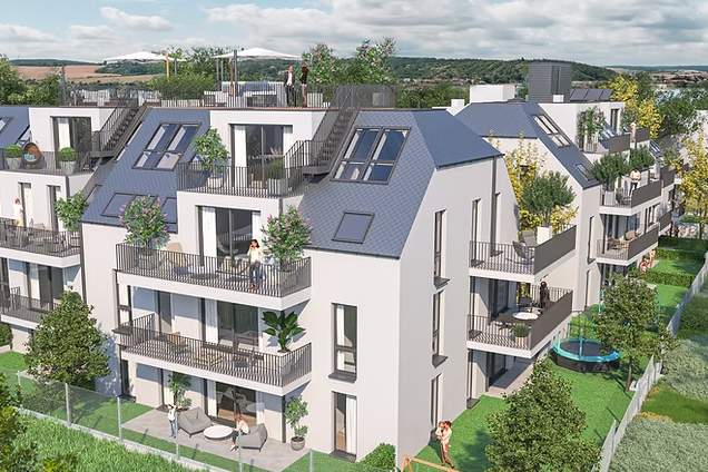 charmante 2 Zi Dachgeschoßwohnung mit Freifläche in ruhiger Lage_PROVISIONSFREI! Wolsteingasse 51_Stg. 1 / T10, Wohnung-kauf, 255.000,€, 1210 Wien 22., Donaustadt