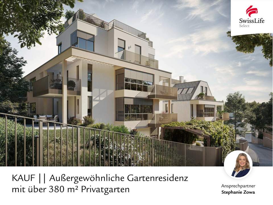 Außergewöhnliche Gartenresidenz mit über 380 m² Privatgarten