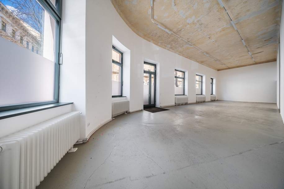 Einzigartige Gewerbeeinheit im Loft-Stil mit Atelier &amp; Kellerfläche – insgesamt 564,56 m² voller Potenzial, Gewerbeobjekt-kauf, 1.950.000,€, 1030 Wien 3., Landstraße