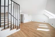 Außergewöhnliche Dachgeschoss-Maisonette mit Terrasse &amp; Dachterrasse | 26 m² Freifläche, 3 Zimmer