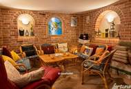 Grünruhelage, alles auf einer Ebene, mit Pool und Garage
