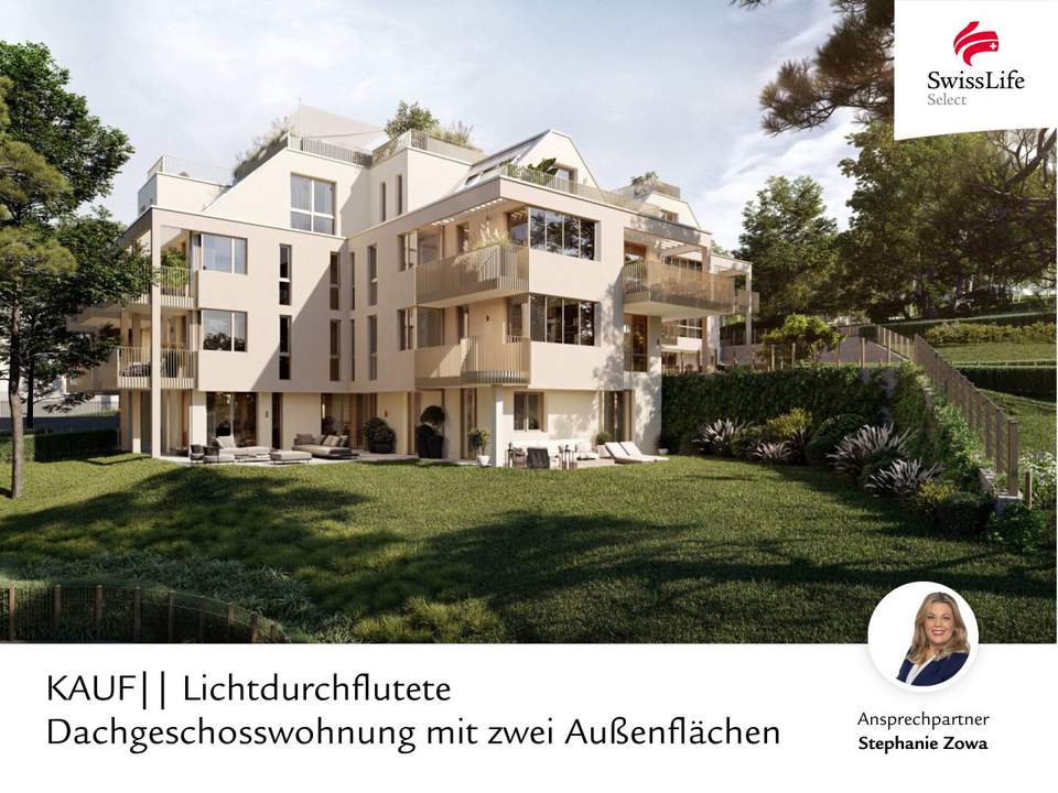 Lichtdurchflutete Dachgeschosswohnung mit zwei Außenflächen