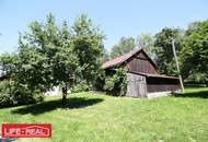 Charmantes Bauernsacherl mit Nebengebäuden - Dorfgebietwidmung, großzügigem Baugrundstück und Grünland