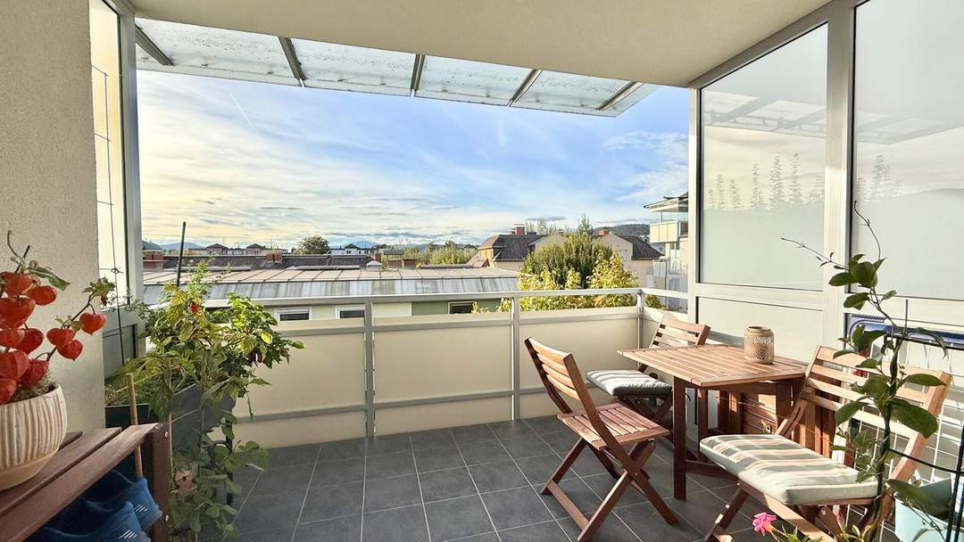 Waidmannsdorf - 3-Zimmer-Wohnung mit Westloggia und Tiefgaragenstellplatz in Top Lage