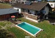 Wohntraum in Eggendorf: Familienhaus mit Pool, Weinkeller & Ausbaupotenzial