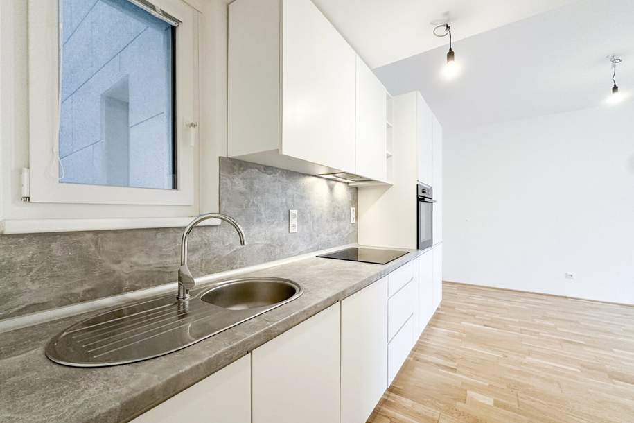 Traumhafte 2-Zimmer-Wohnung mit Balkon und Gemeinschafts-Dachterrasse, Wohnung-miete, 736,06,€, 8020 Graz(Stadt)