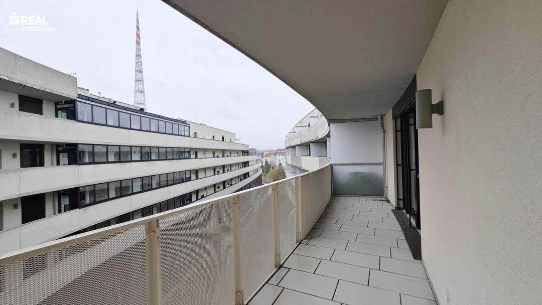 U2 Messe - Tolle 2-Zimmer Loggiawohnung in bester Lage