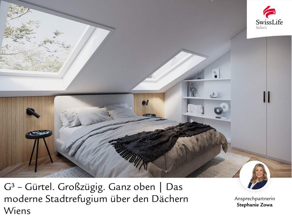 G³ – Gürtel. Großzügig. Ganz oben | Das moderne Stadtrefugium über den Dächern Wiens