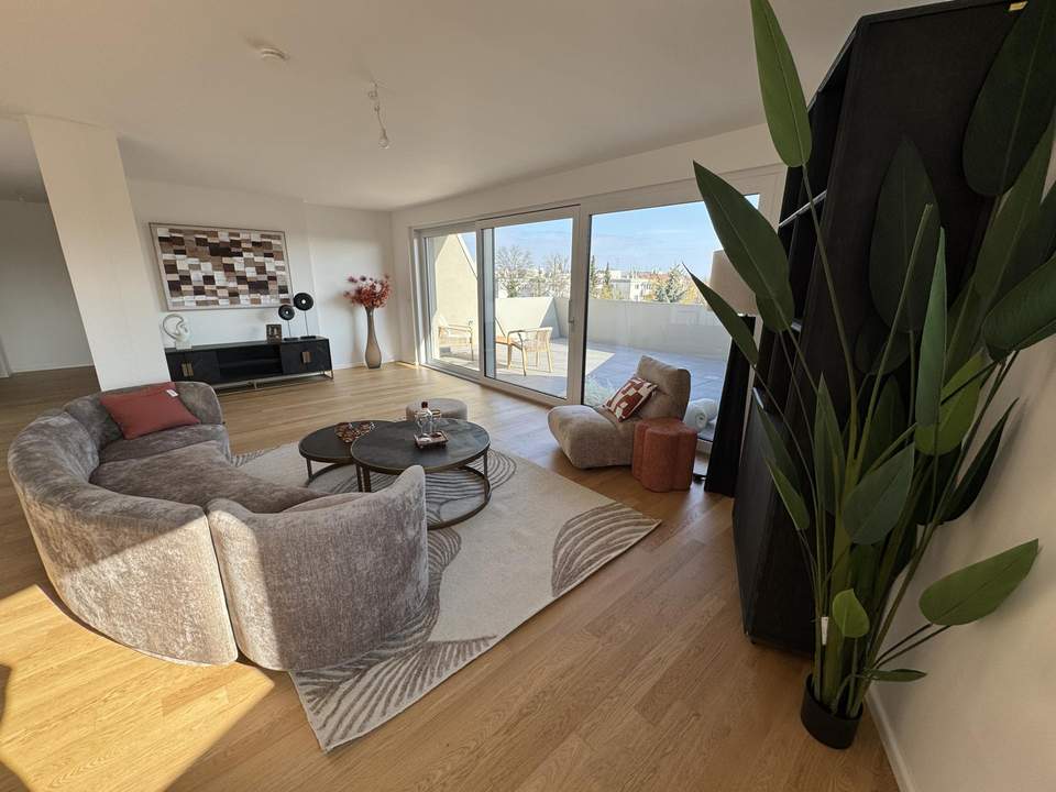 View &amp; Space – Wohnen neu definiert - exklusive 4-Zimmer-Wohnung mit Aussicht