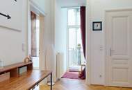 Helle 3-Zimmer-Altbau-Wohnung mit Balkon und sehr guter Anbindung
