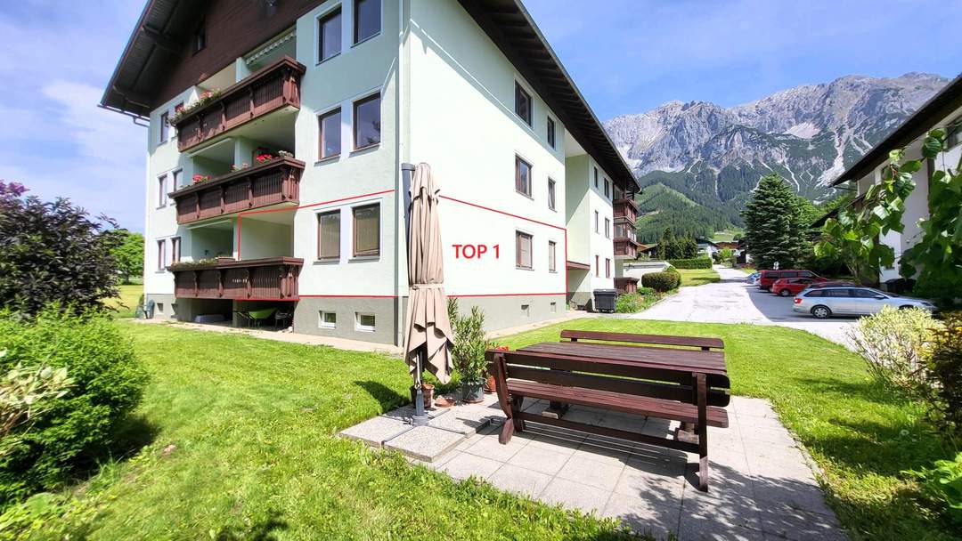 3-Zimmer Wohnung mit viel Potenzial im Zentrum von Ramsau am Dachstein!