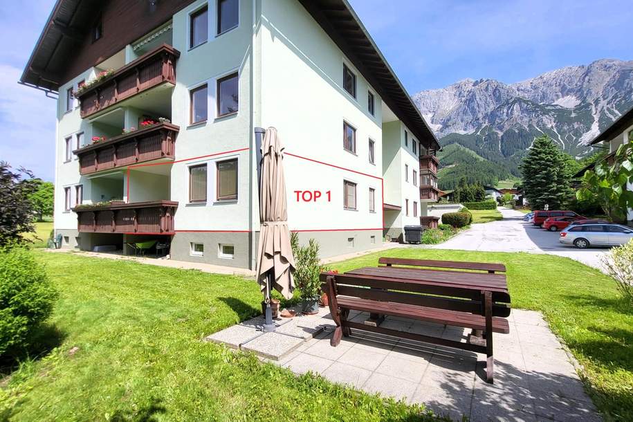 KAUFVEREINBARUNG!!! 3-Zimmer Wohnung mit viel Potenzial im Zentrum von Ramsau am Dachstein!, Wohnung-kauf, 299.000,€, 8972 Liezen