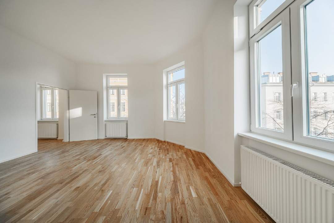 Renovierte 2 Zimmer Altbauwohnung beim Meiselmarkt