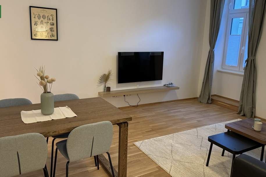 Möblierte 2 Zimmer Wohnung! - All inclusive Miete - U6 Nähe - 6 Monate befristet, Wohnung-miete, 1.150,00,€, 1170 Wien 17., Hernals
