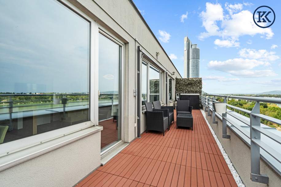 2 Zimmerwohnungen mit großer Terrasse im 8. Stockwerk!, Wohnung-kauf, 435.000,€, 1200 Wien 22., Donaustadt