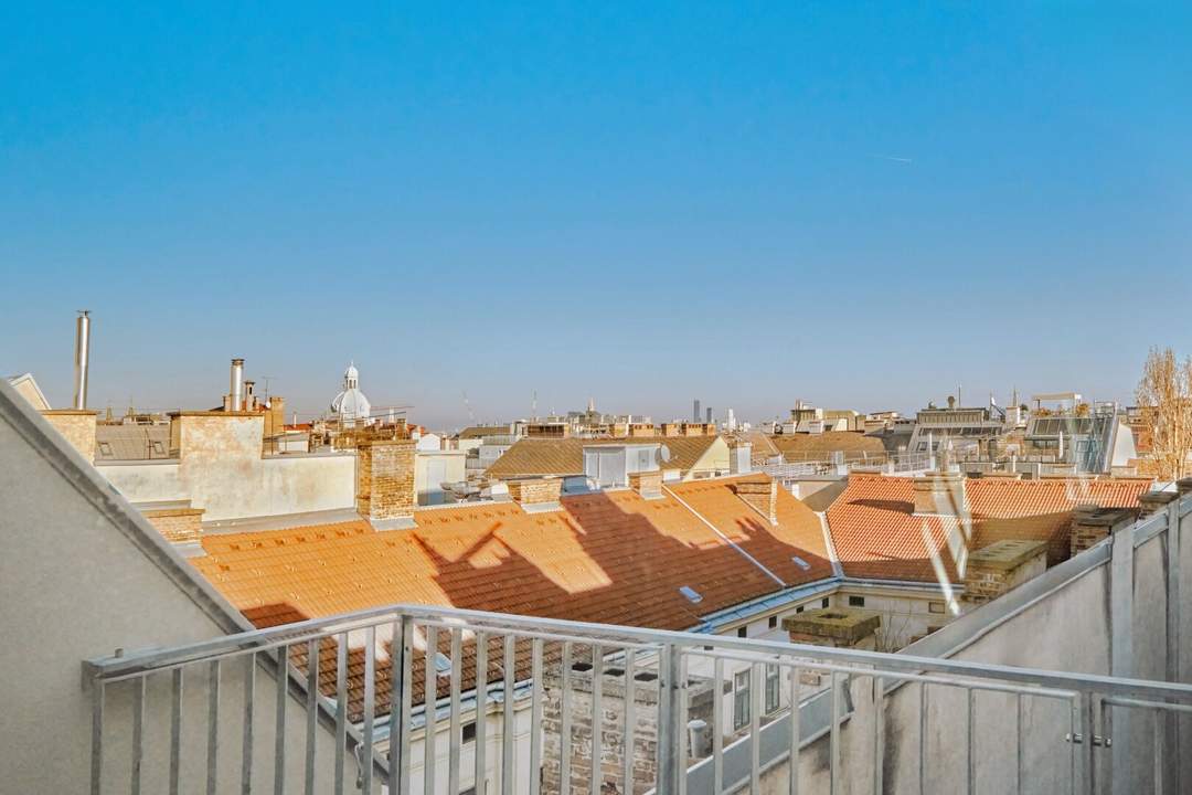 Luxus im Dachgeschoß in 1070 Wien!