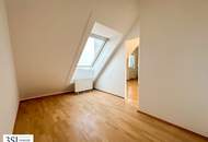 Hell, klimatisiert, großzügig - 2-Zimmer-Dachgeschosstraum in ruhiger Seitenstraße des 10. Bezirks - mit allgemeiner Dachterrasse