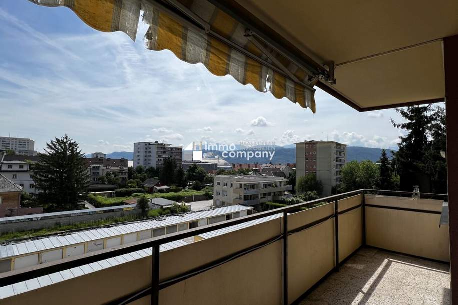 Zentral gelegene Wohnung mit Fernsicht - 86m², 3 Zimmer plus Balkon - für nur € 199.000,-, Wohnung-kauf, 199.000,€, 9020 Klagenfurt(Stadt)