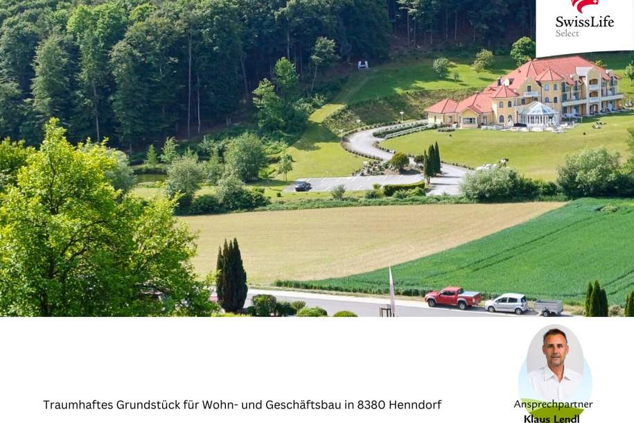 Traumhaftes Grundstücke für Wohn- und Geschäftsbau in 8380 Henndorf, Burgenland!, Grund und Boden-kauf, 8380 Jennersdorf