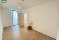 Smarte Neubauwohnung in Gehweite der U6 Handelskai mit Einbauküche und Innenhof-Südwestbalkon!