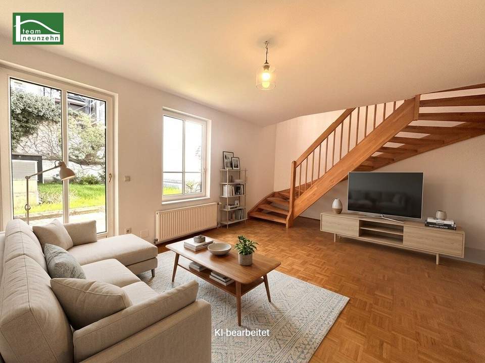 Maisonette mit Loggia &amp; Terrasse – 4 Zimmer mit Gartenmitbenutzung und Tiefgarage in 1180 Wien
