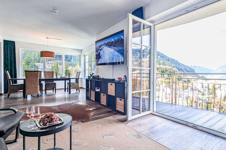 Traumhafter Ausblick: 135m² Panorama-Apartment direkt über dem Wasserfall, provisionsfrei-wie im ESC, Wohnung-kauf, 760.000,€, 5640 Sankt Johann im Pongau