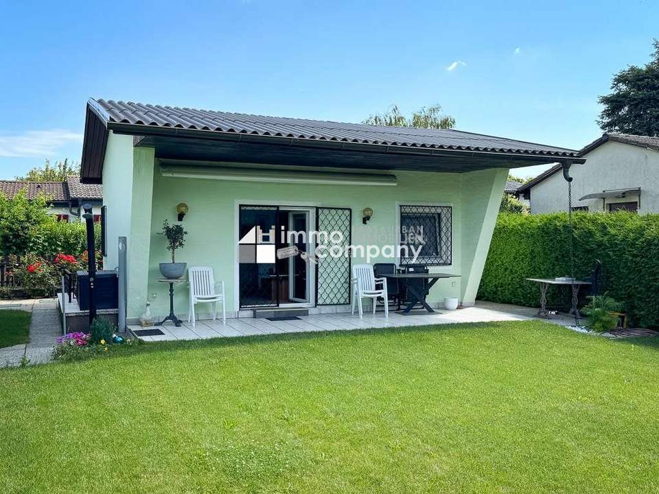 Bungalow-Oase in NÖ: 2 Zimmer, Garten, Terrasse &amp; Sauna für nur 210.000 €!