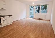 LORYSTRASSE, U3-Nähe, 61 m2 Neubau mit 80 m2 Terrasse, Wohnküche, 1 Zimmer, Duschbad, Parketten, 1. Liftstock