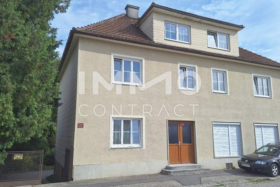 Geräumiges Mehrfamilienhaus mit großem Garten, sowie ehemaligen kleinen Geschäftslokal neben Bahnhof, Haus-kauf, 395.000,€, 3380 Melk