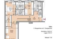 Elegante DG-Maisonette mit Terrasse und Blick in den Garten des Palais Schönburg