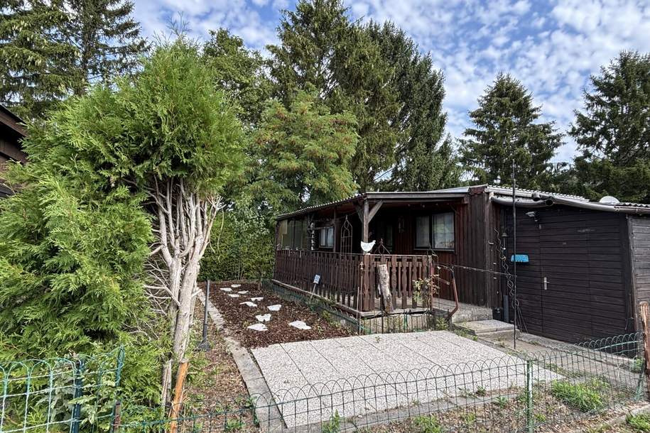 Mobilheim mit Seezugang, 2 Zimmer, Einbauküche, nur 27.000 € in Bad Sauerbrunn!, Haus-kauf, 27.000,€, 7202 Mattersburg