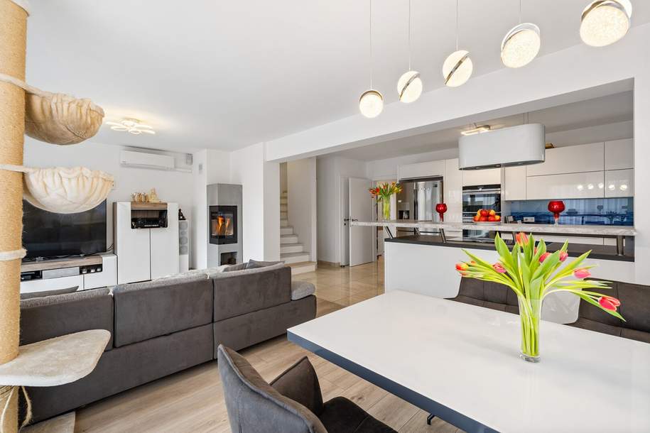 Exklusives Wohnerlebnis in Wien-Floridsdorf: Stilvolle Doppelhaushälfte in Top-Ruhelage!, Haus-kauf, 890.000,€, 1210 Wien 21., Floridsdorf