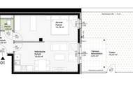 Perfekt für Paare! Reizende, offene Loft-Wohnung oder 2 separate Zimmer mit Terrasse und Garten, Nähe Meidlinger Bahnhof!