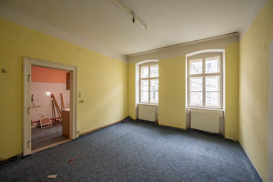 ++H7++ Sanierungsbedürftige 2-Zimmer Altbau-Wohnung, viel Potenzial!, Wohnung-kauf, 119.400,€, 1160 Wien 16., Ottakring