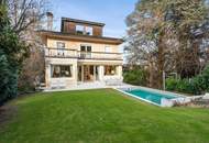 Elegante Villa mit großem Garten, Wellnessbereich und Fernblick in Toplage von Währing