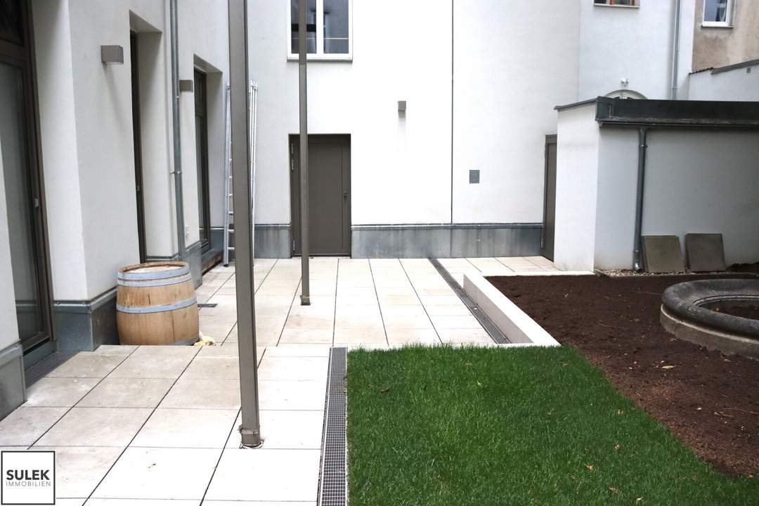 Rarität! Stilvolle 3 Zimmer Wohnung mit Garten und Terrasse inmitten von Mariahilf - ab 01.08.25 verfügbar!