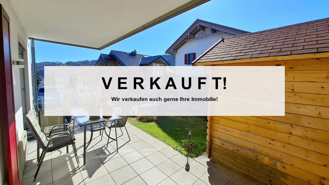 VERKAUFT - "Am Wiesenweg" - Traumhafte 2.Zi.-Gartenwohnung in Mattsee
