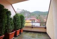 CHARMANTE 3,5-ZIMMER-WOHNUNG inkl. Terrasse mit atemberaubendem Blick auf die Burgruinen