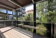 Helle 2-Zimmer-Wohnung mit Extraküche und großem Balkon mit Gartenblick