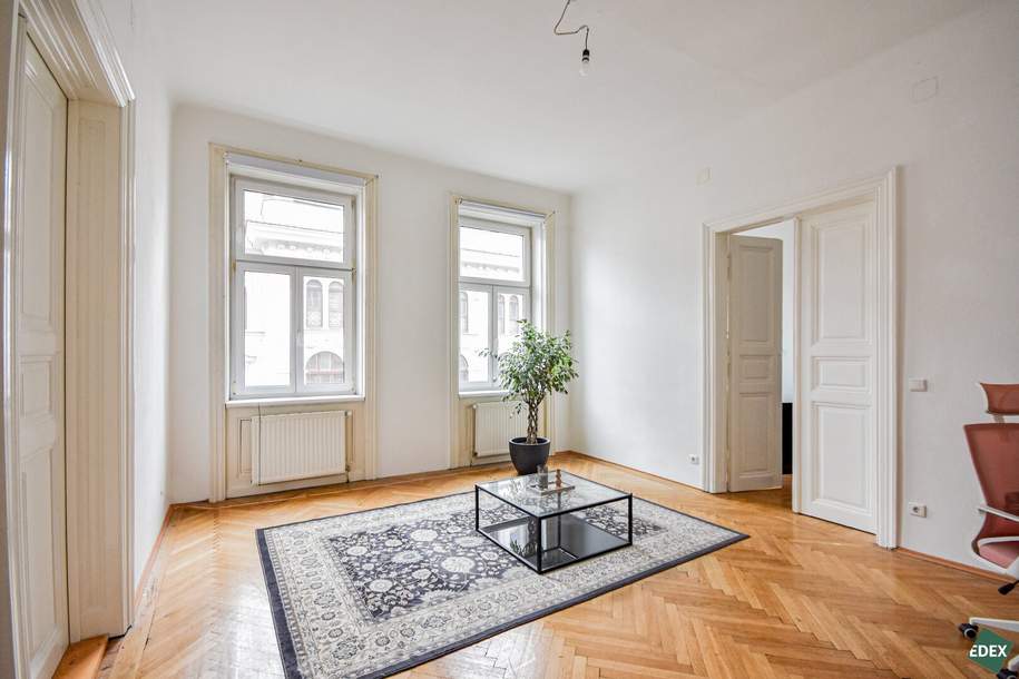 WG-geeignet: Schöner 3,5-Zimmer-Altbau mit hofseitigem Schlafzimmer, Wohnung-miete, 1.699,20,€, 1180 Wien 18., Währing