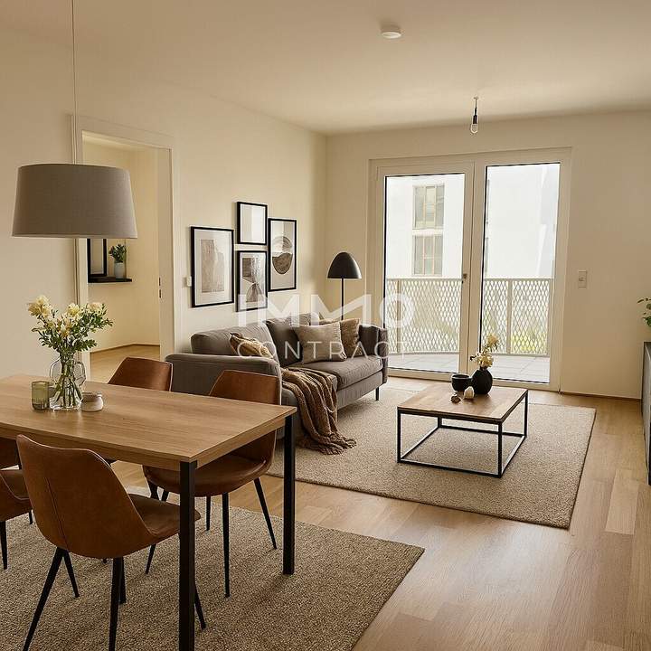 WOW! Provisionsfrei, MEGA PREIS und Erstbezug! Nähe U1 Leopoldau: 2 Zimmer mit Balkon