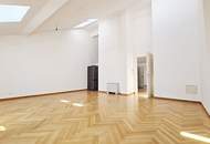 GONZAGAGASSE, BÖRSE-NÄHE, klimatisiertes 122 m2 Dachgeschoss mit 8 m2 Terrasse, 3 Zimmer, Komplettküche, 2 Bäder, Parketten