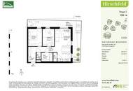 Traumhafte 3-Zimmer-Wohnung im energieeffizenten Neubauprojekt Hirschfeld - Naturnah wohnen