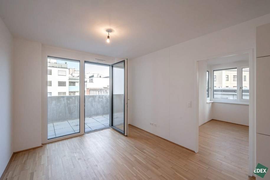 Single-Hit: Moderne 1-Zimmer-Wohnung mit Loggia, Wohnung-miete, 699,00,€, 1200 Wien 20., Brigittenau