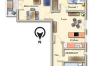 Charmante Eigentumswohnung mit Balkon & Kachelofen in Velden