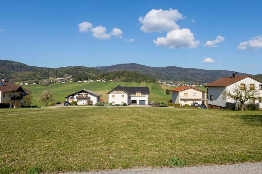 Leistbares Baugrundstück mit Blick zum Böhmerwald, Grund und Boden-kauf, 50.700,€, 4163 Rohrbach
