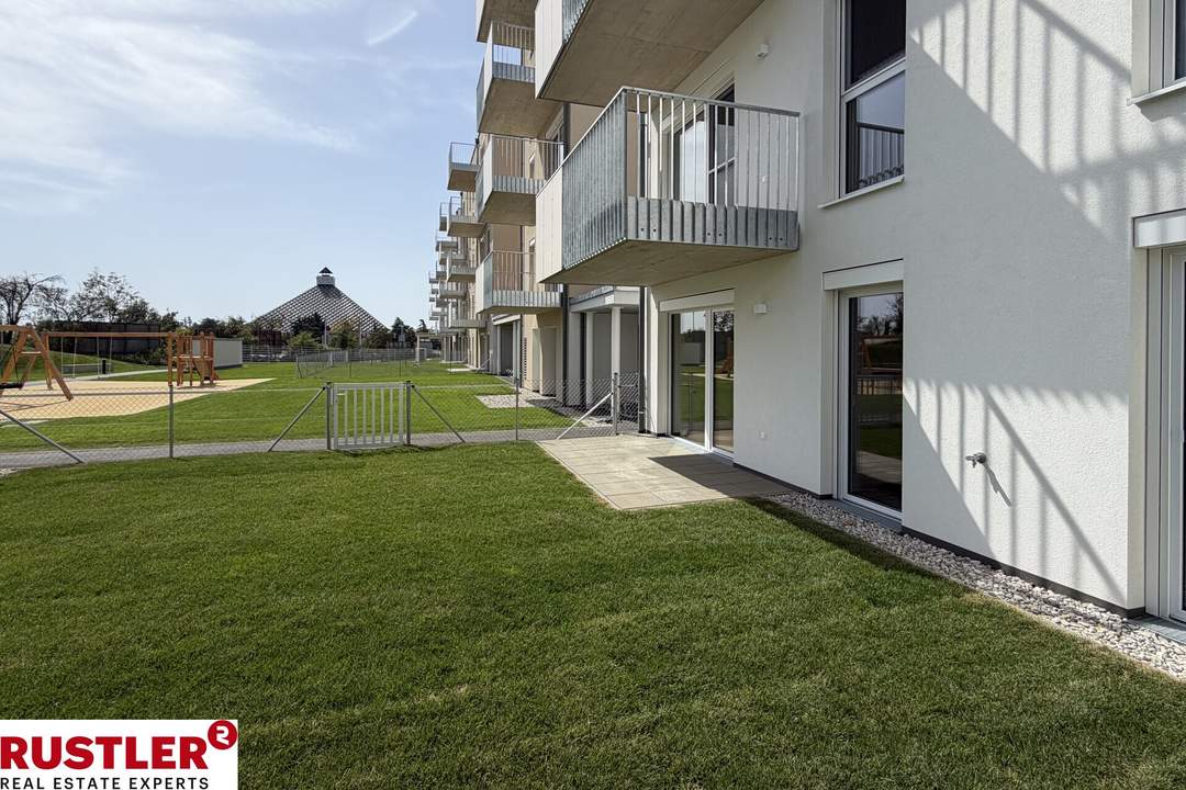 Schluss mit der Wohnungssuche – Ihr neues Zuhause ist bezugsfertig! 2 Zimmer mit privatem Garten